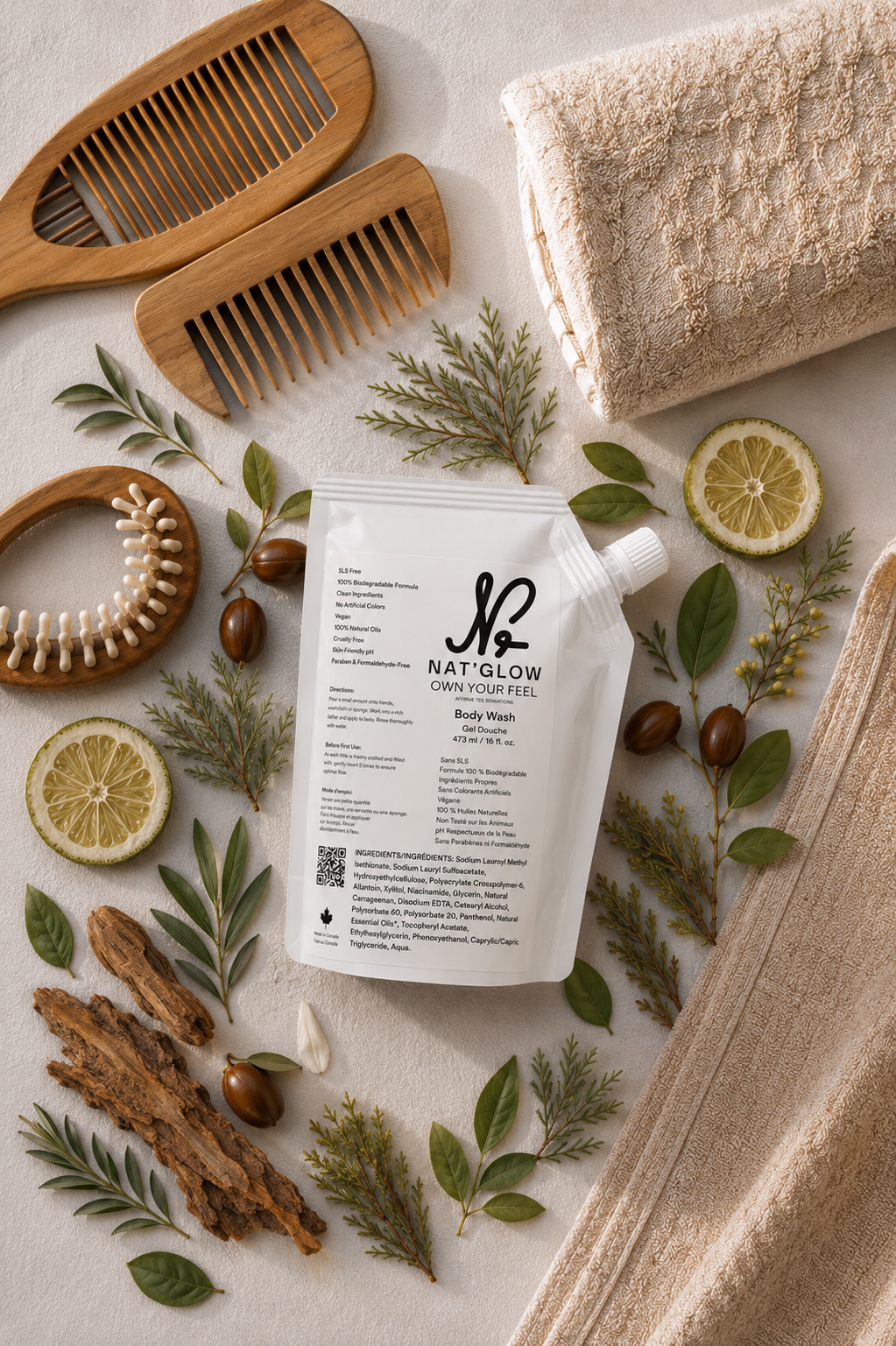 Nat'Glow Custom Hydrating Serum Body Wash