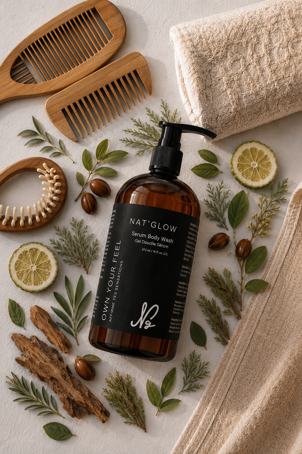 Nat'Glow Custom Hydrating Serum Body Wash